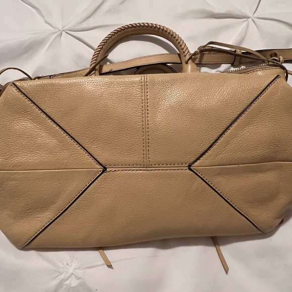 rebecca minkoff almond leather moto handbag - Picture 3 of 7